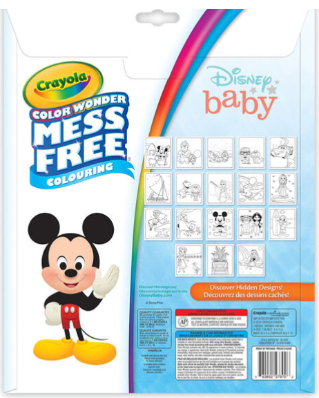 Crayola Color Wonder Mess Free Disney Baby Foldalope