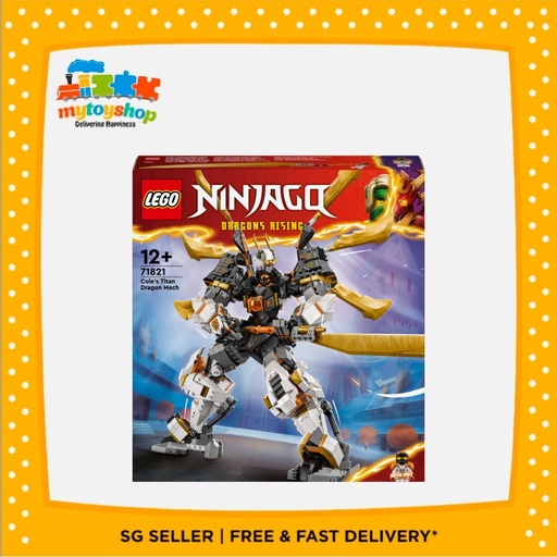LEGO 71821 Ninjago Cole's Titan Dragon Mech