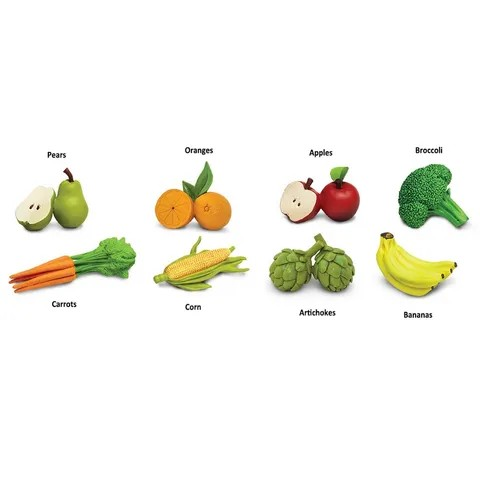 Safari Ltd Fruits &amp; Vegetables Toobs