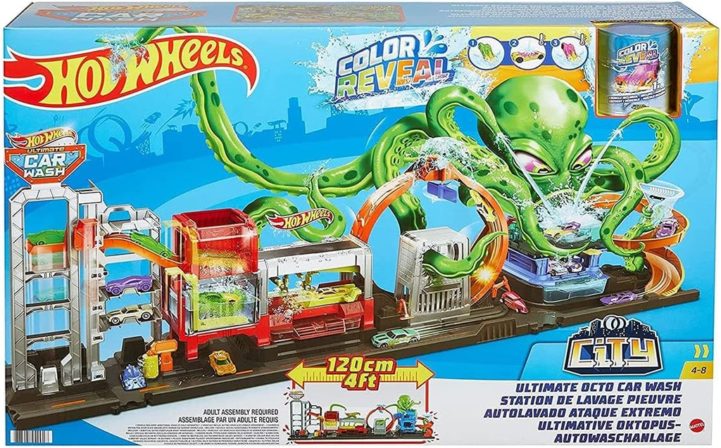 Hot Wheels Octo Car Wash Playset