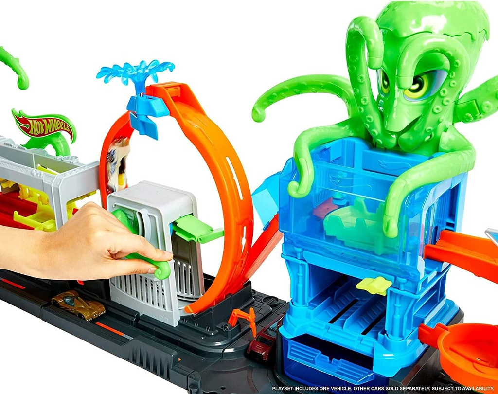 Hot Wheels Octo Car Wash Playset