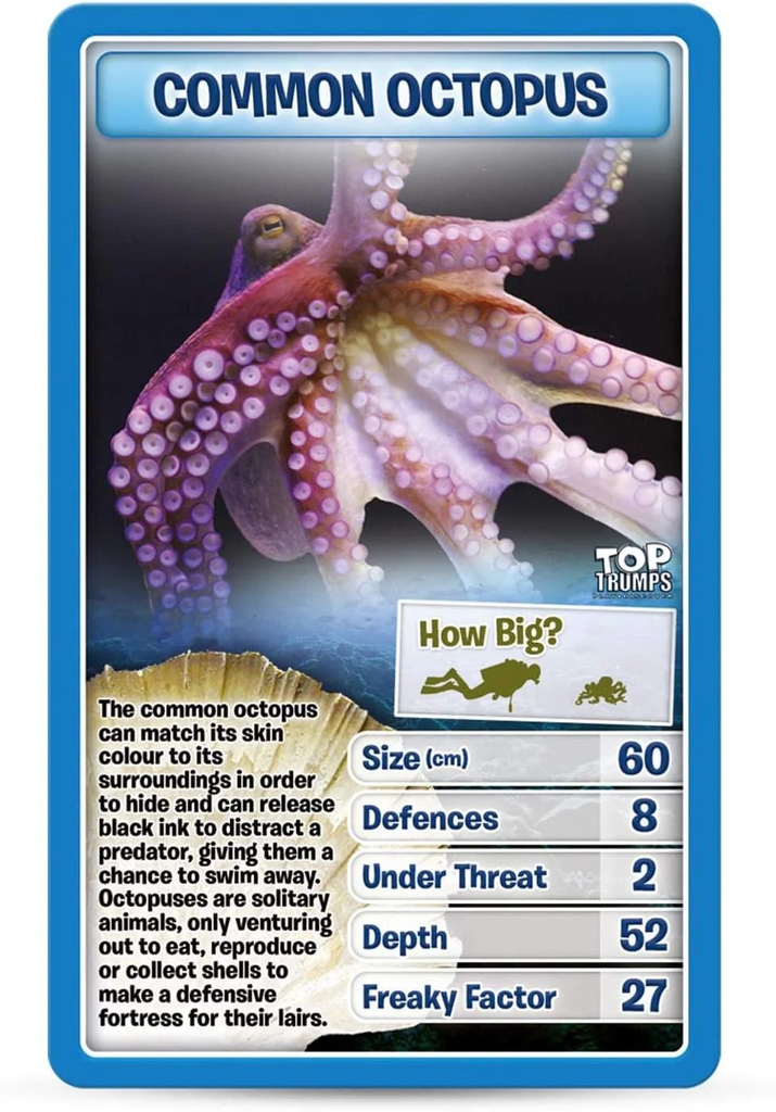 Top Trumps Creatures of the Deep