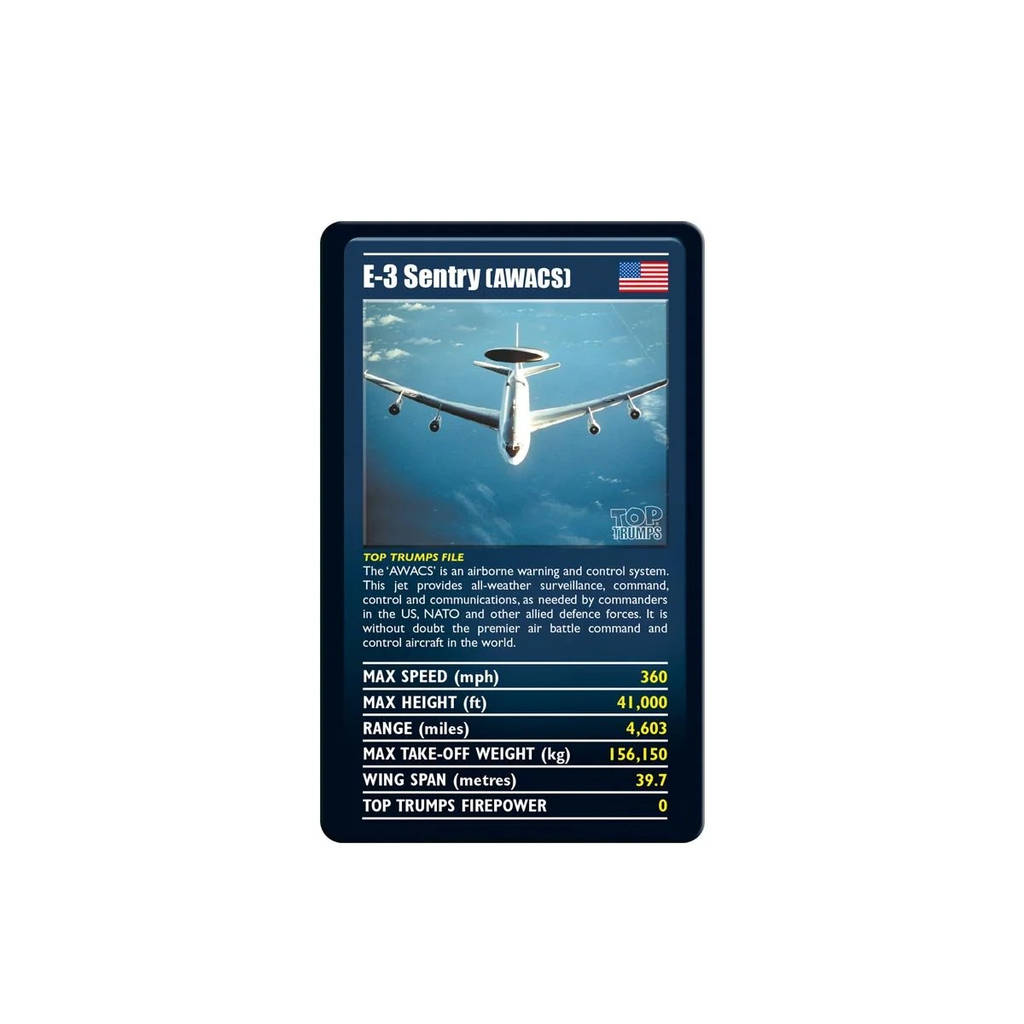 Top Trumps - Ultimate Mililtary Jets