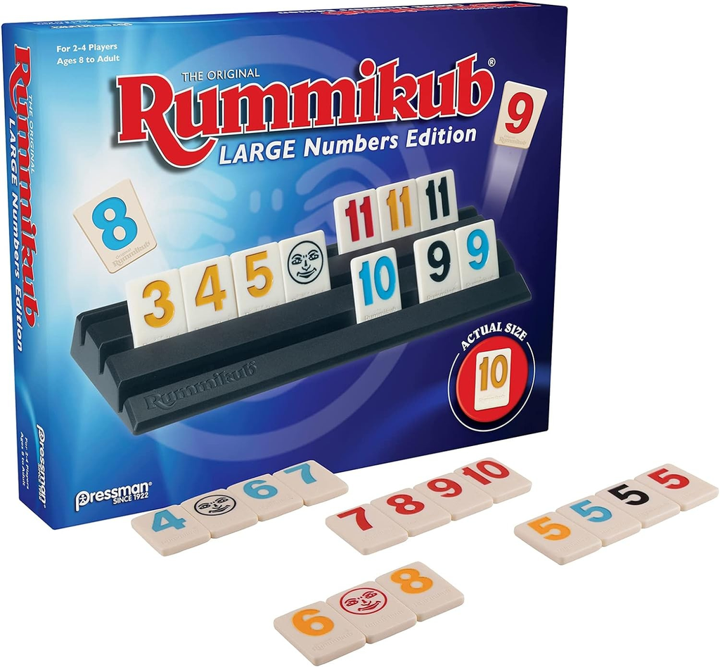 Rummikub Large Numbers Edition