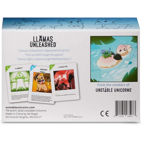 Llamas Unleashed Strategic Card Game_1