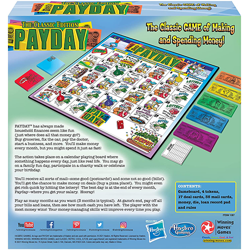 Pay Day Board Game From Winning Moves_4