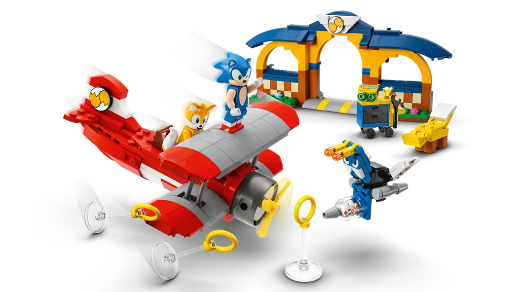 LEGO 76991 Sonic The Hedgehog Tails' Workshop and Tornado Plane
