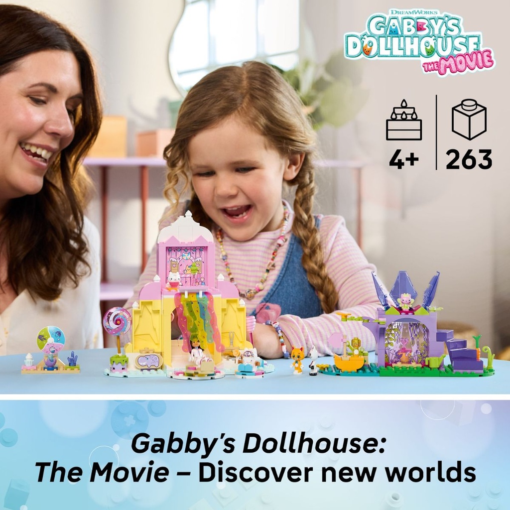 LEGO 11205 Gabby’s Dollhouse Sweet Treat Mountain &amp; Kitty Garden