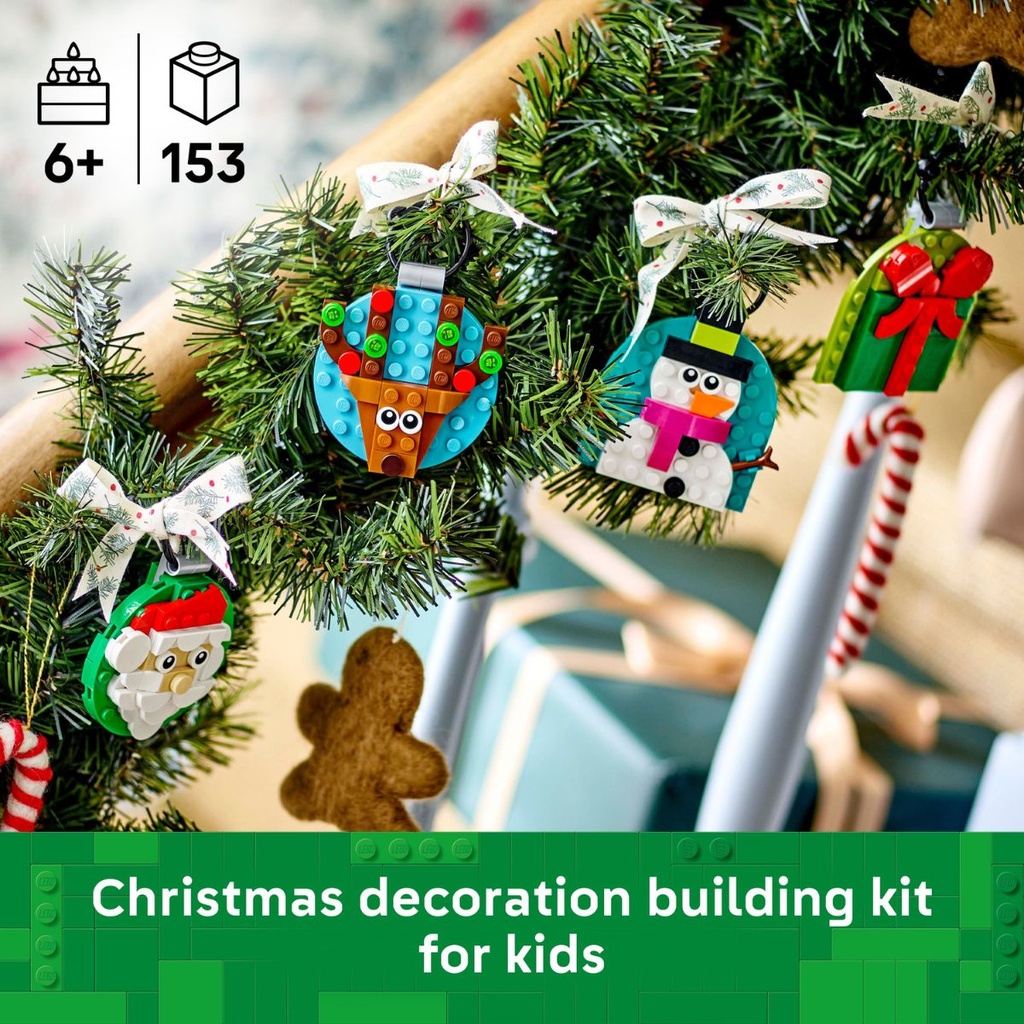 LEGO 40744 Christmas Ornament Selection