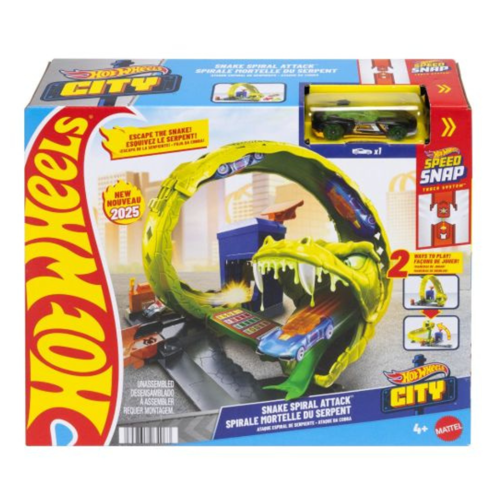 Hot Wheels City Nemesis Toy Car Track ( Assorted)