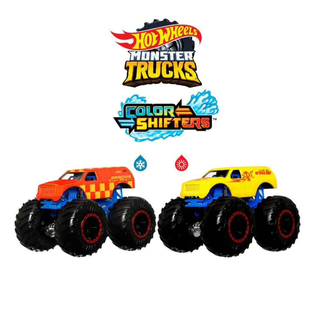 Hot Wheels Monster Trucks 1:64 Color Shifters Trucks - Assorted
