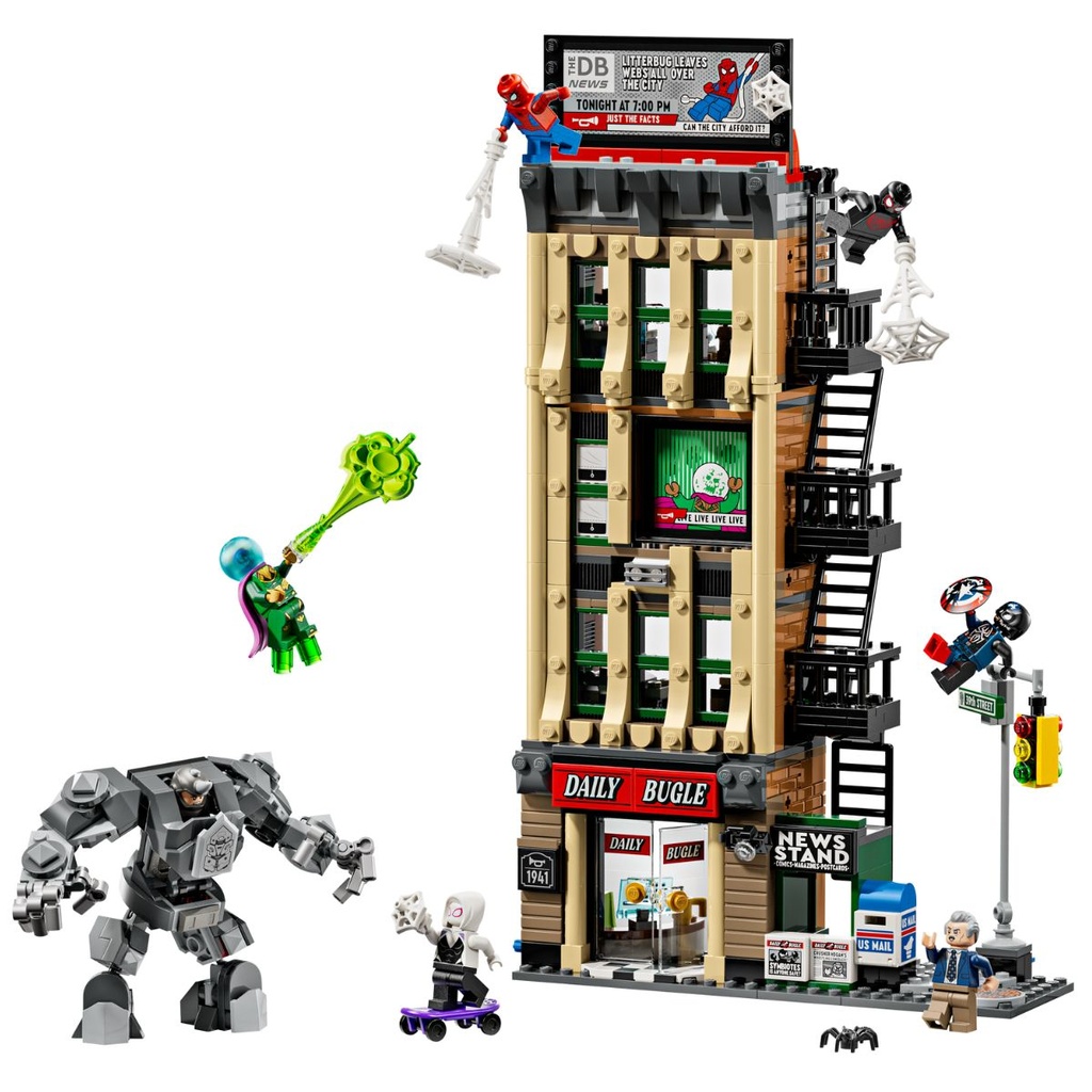 LEGO 76342 Marvel SpiderMan vs. Mysterio The Daily Bugle