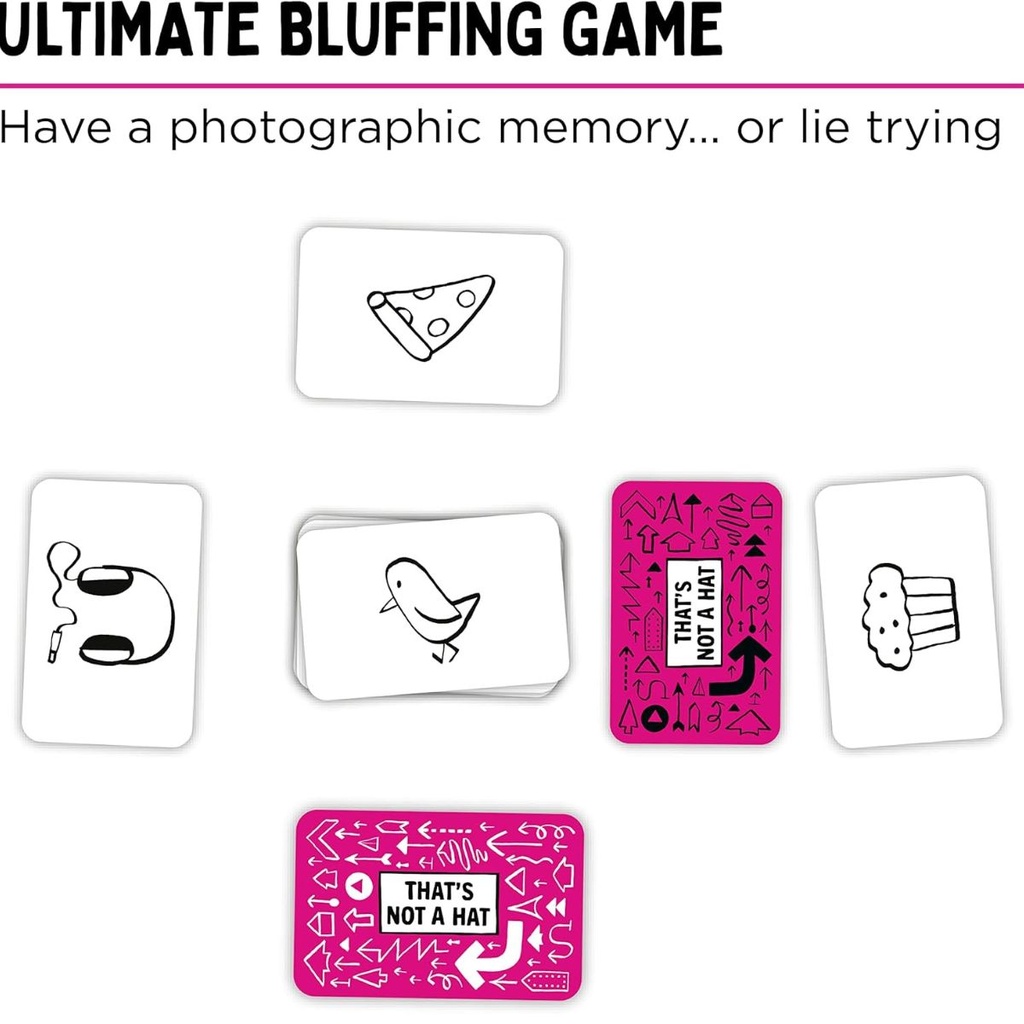 That's Not A Hat A Bluffing and Memory Game