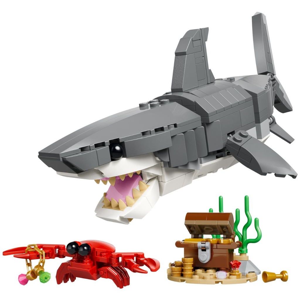 LEGO 31381 Creator Fierce Shark with a Treasure Chest