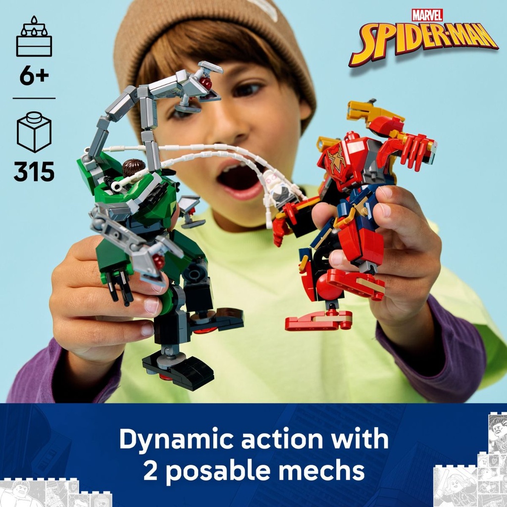 LEGO 76338 Marvel Mech Battle SpiderMan vs. Doc Ock
