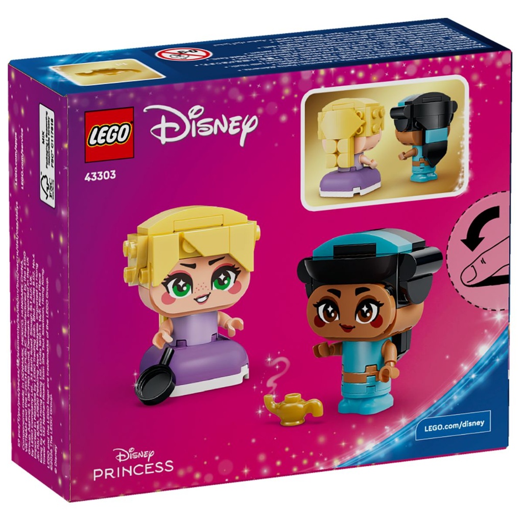 LEGO 43303 Disney Princess Mini Jasmine &amp; Rapunzel