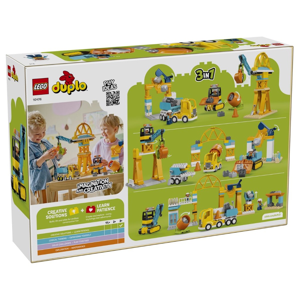 LEGO 10476 DUPLO 3 in 1 Construction Site and Vehicles
