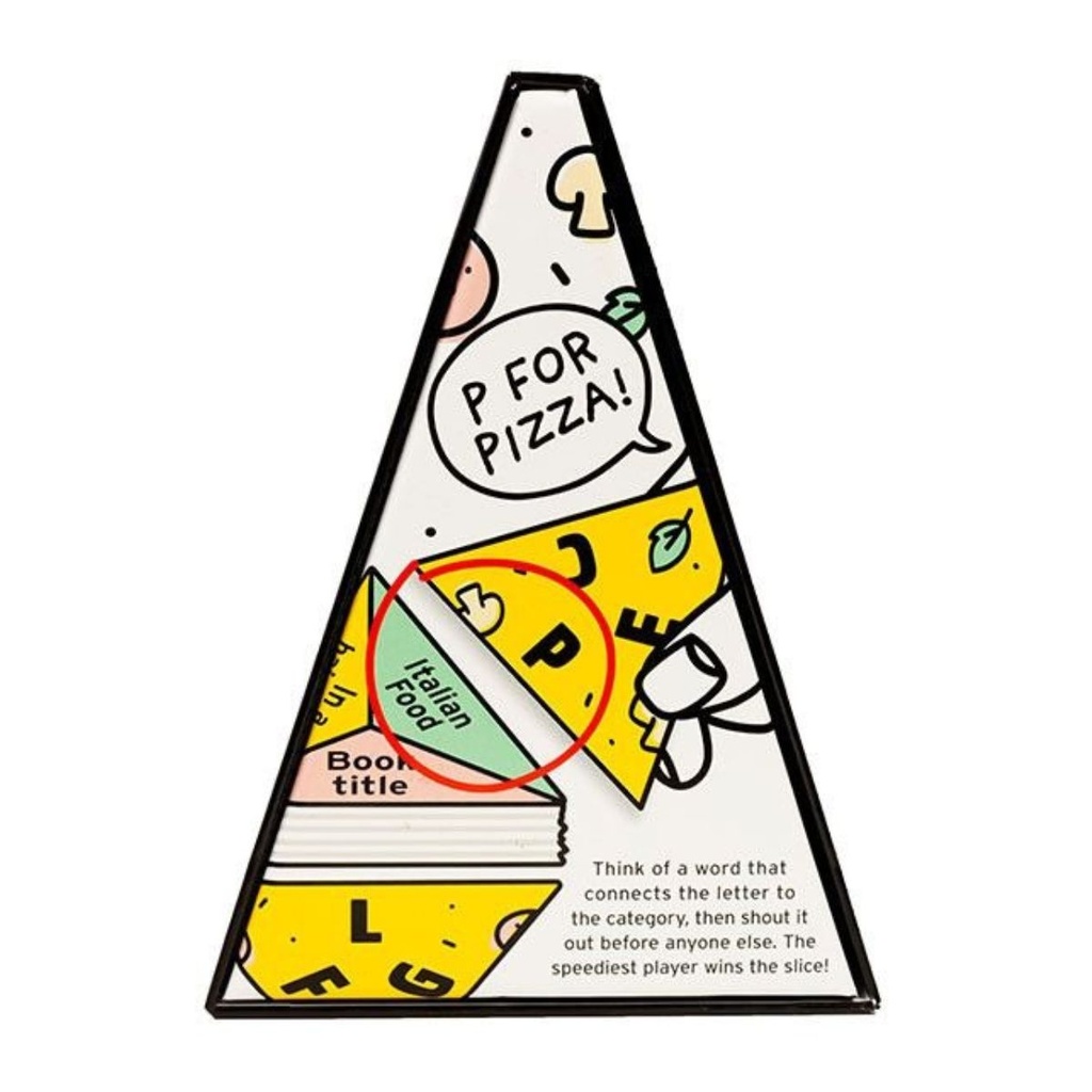 P For Pizza The Easy Cheesy Letter Game