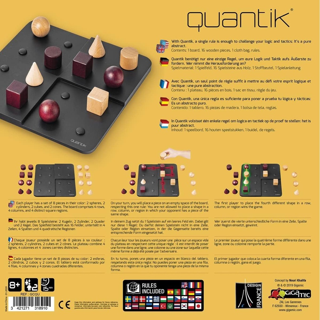 Gigamic Quantik Board Game