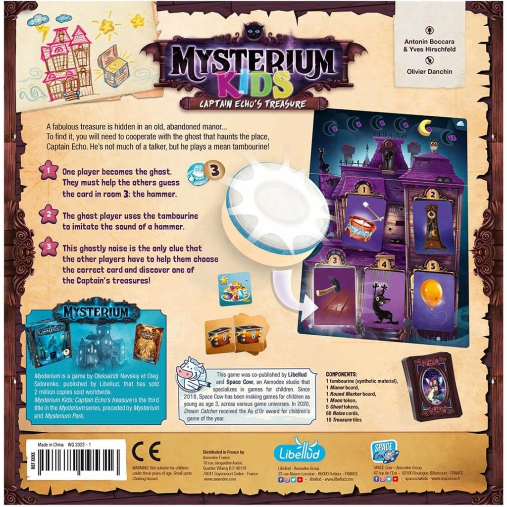 Mysterium Kids Captain Echo's Treasure Board Game