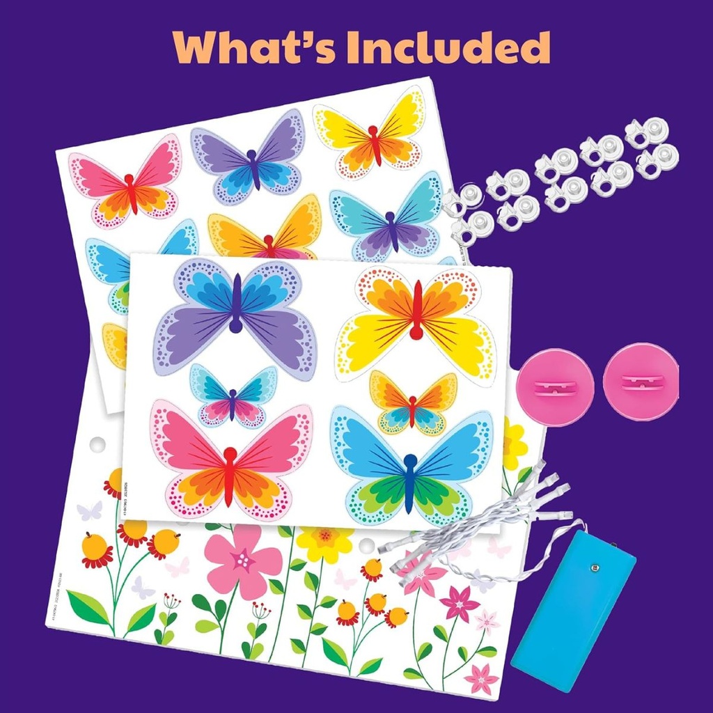 4M Glow 3D Butterfly Canvas