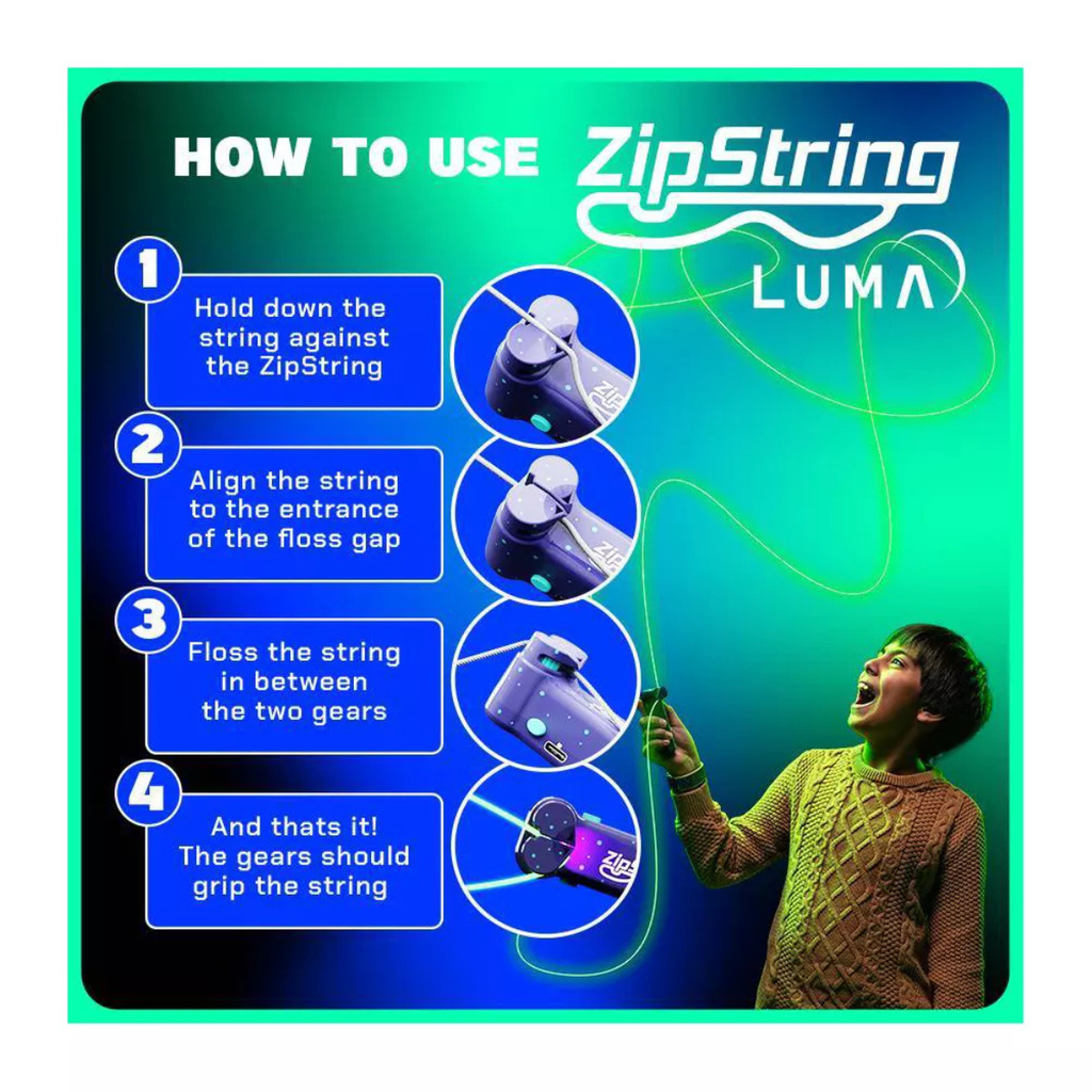 ZipString Luma Glow in the Dark Rope Launcher
