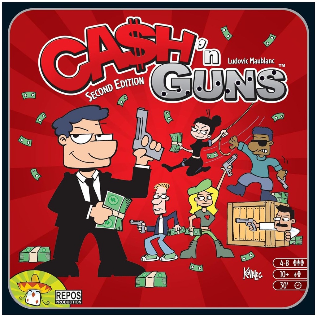 Cash n Guns 2nd Edition Board Game