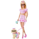 Barbie Fab Dur-Ever Style Twinning Looks Barbie with Pet Dog Blonde