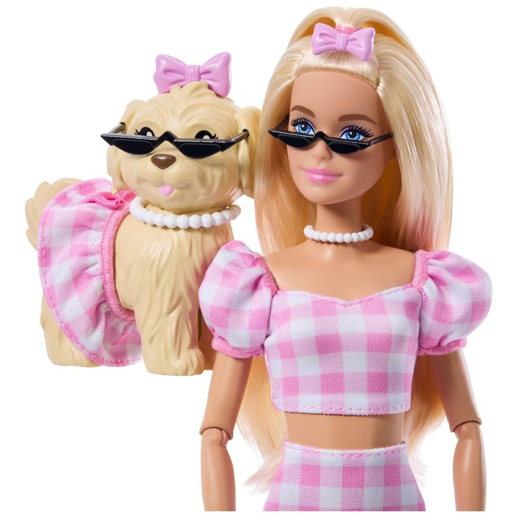 Barbie Fab Dur-Ever Style Twinning Looks Barbie with Pet Dog Blonde