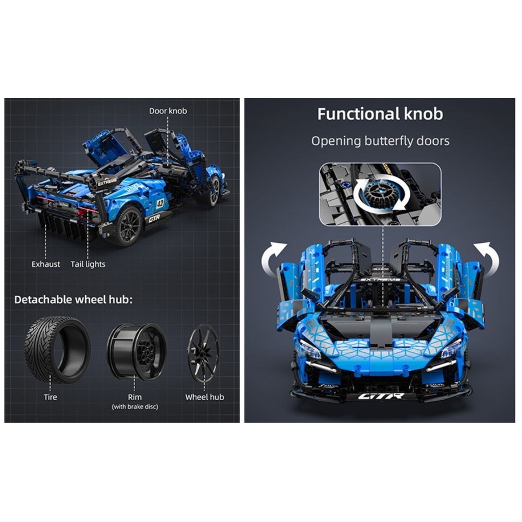 CaDA C63003W 1:10 Dark Knight GTR