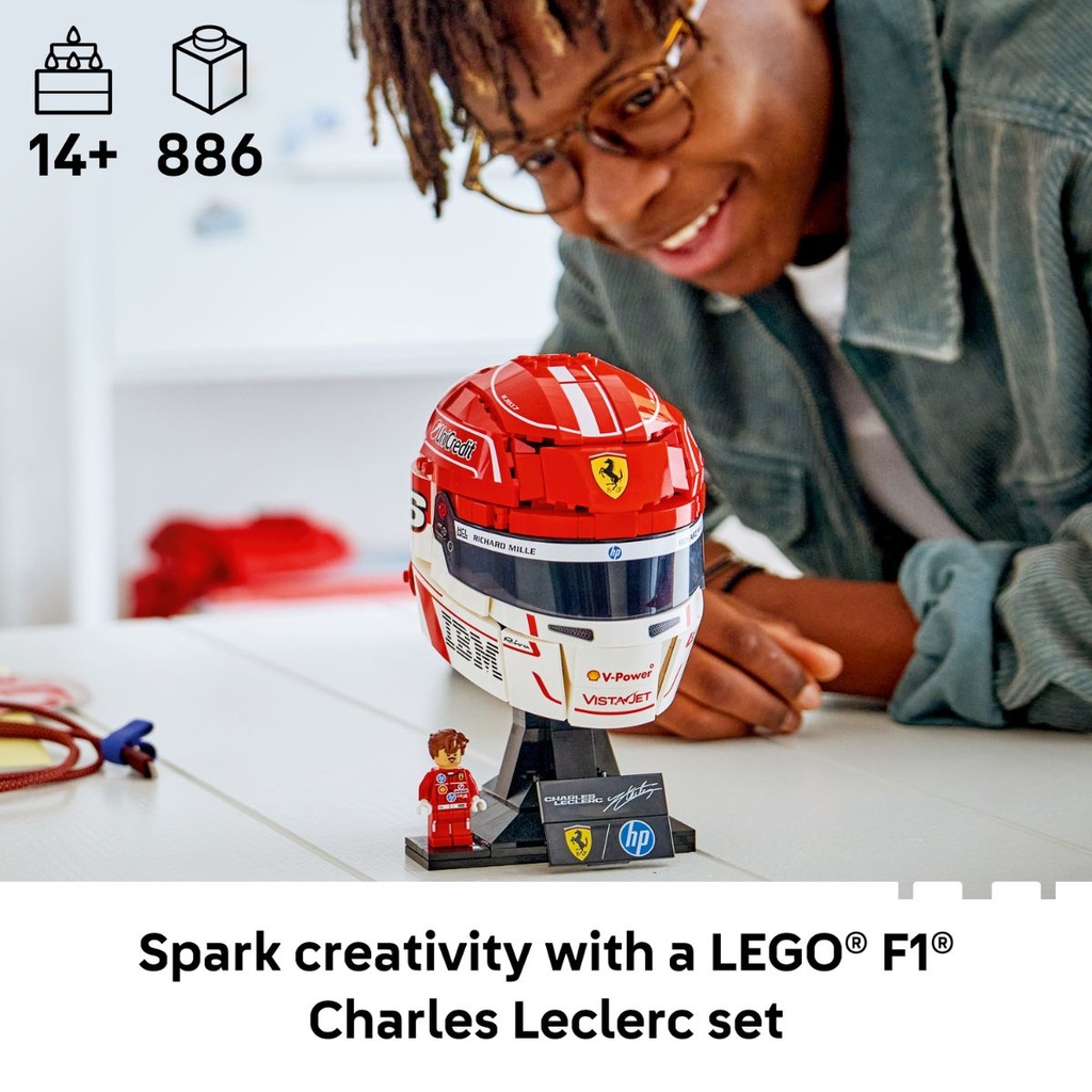 LEGO 43014 Editions Scuderia Ferrari HP Charles Leclerc Helmet