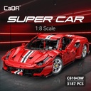 CaDA C61043W 1:8 Italian Red Supercar