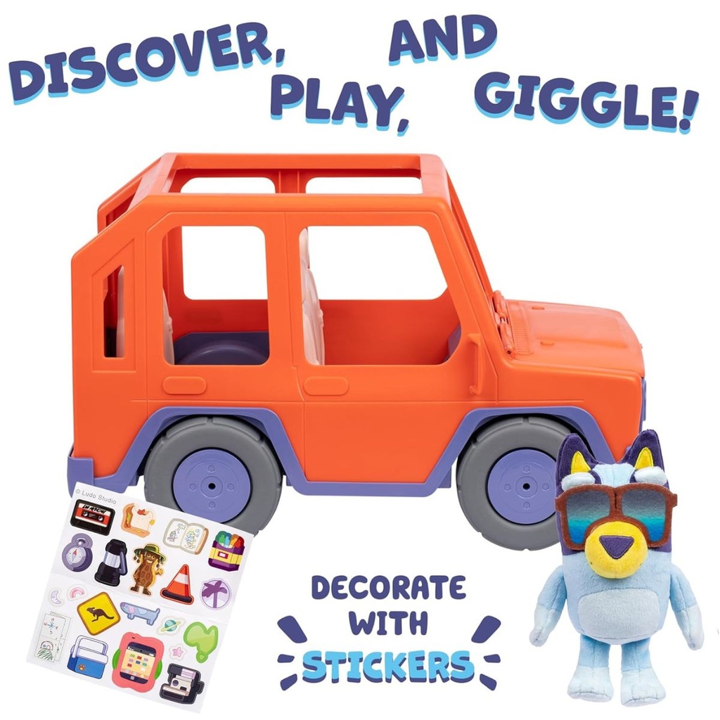 Bluey Buddies Big Heeler 4WD with Bluey Plush