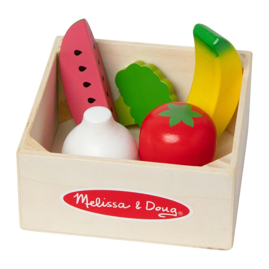 Melissa n Doug Wooden Food Group Play Set Produce