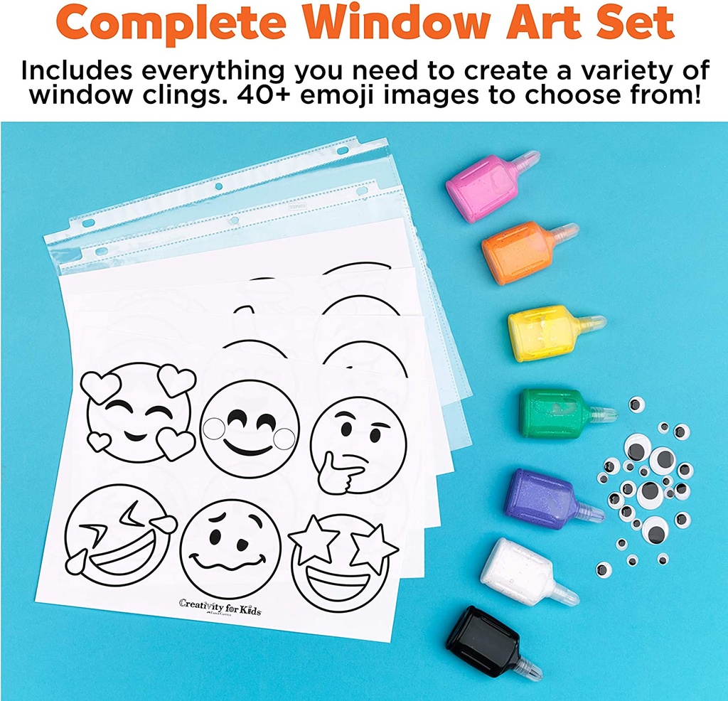 Creativity for Kids Emoji Window Art_3