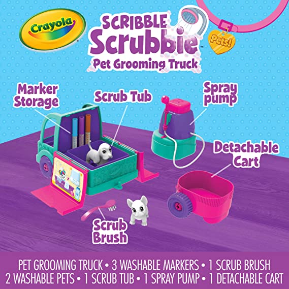 Crayola Scribble Scrubbie Pets Grooming Truck_2