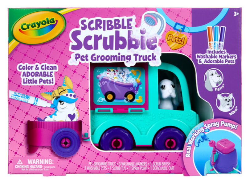 Crayola Scribble Scrubbie Pets Grooming Truck_7