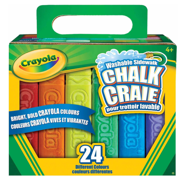 Crayola 24 Ct Sidewalk Chalk