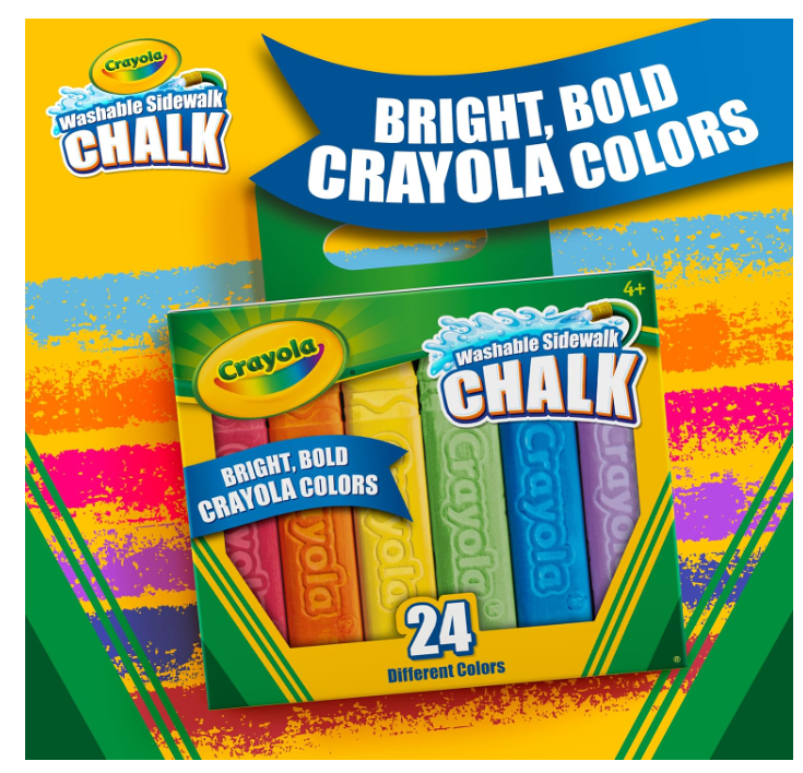 Crayola 24 Ct Sidewalk Chalk