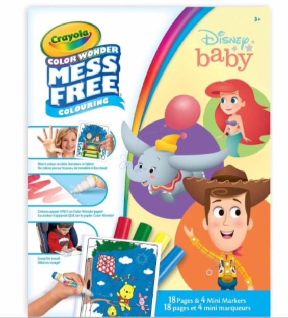 Crayola Color Wonder Mess Free Disney Baby Foldalope