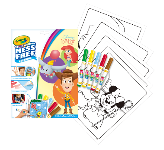 Crayola Color Wonder Mess Free Disney Baby Foldalope