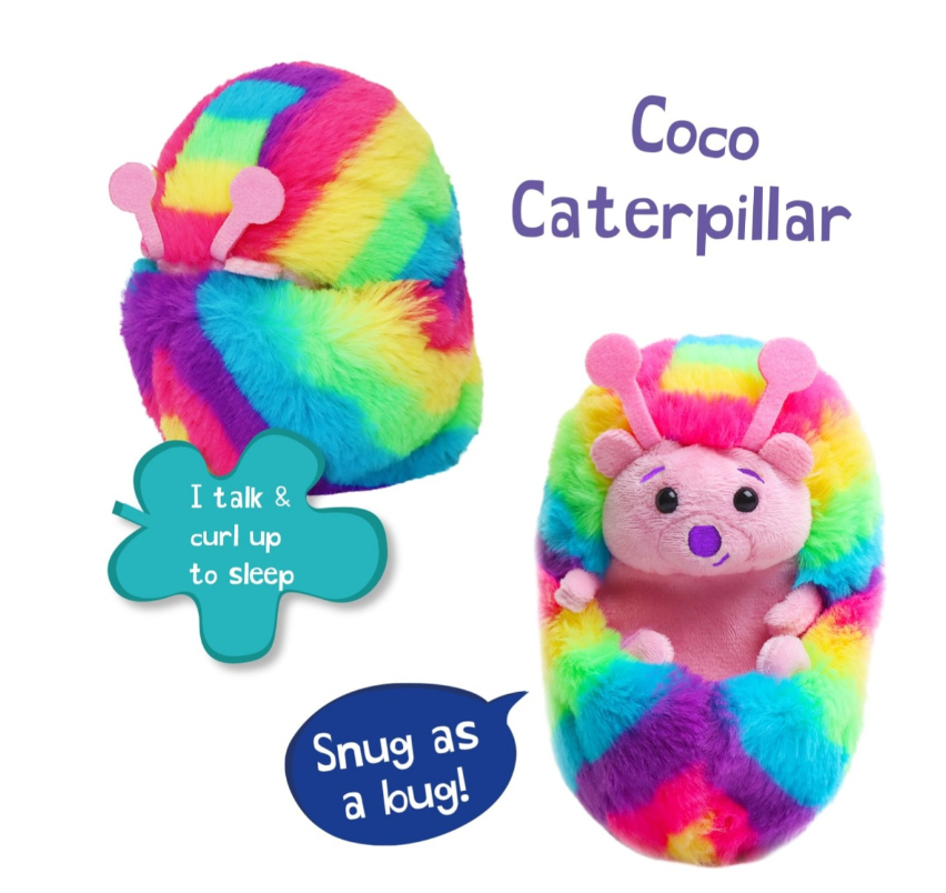 Curlimals Coco the Caterpillar Plush Toy