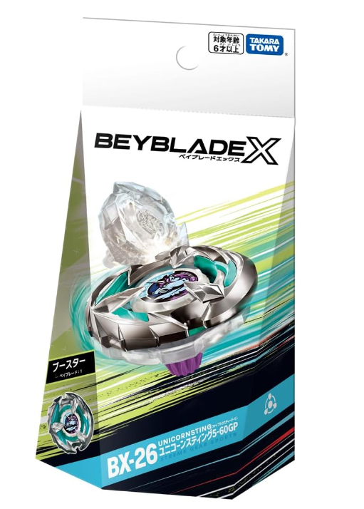 Beyblade X BX-26 Booster Unicorn Sting 50-60GP