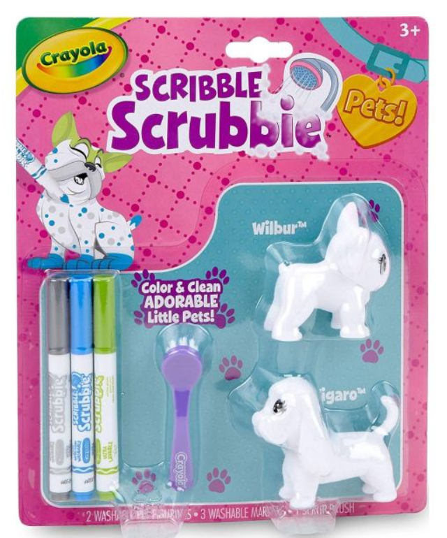 Crayola Scribble Scrubbie Pets Dog Pack Animal Toy Set