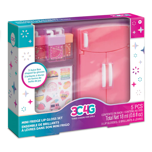 3C4G Mini Fridge Lip Gloss Set