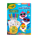 Crayola Color n Sticker Baby Shark Activity Set