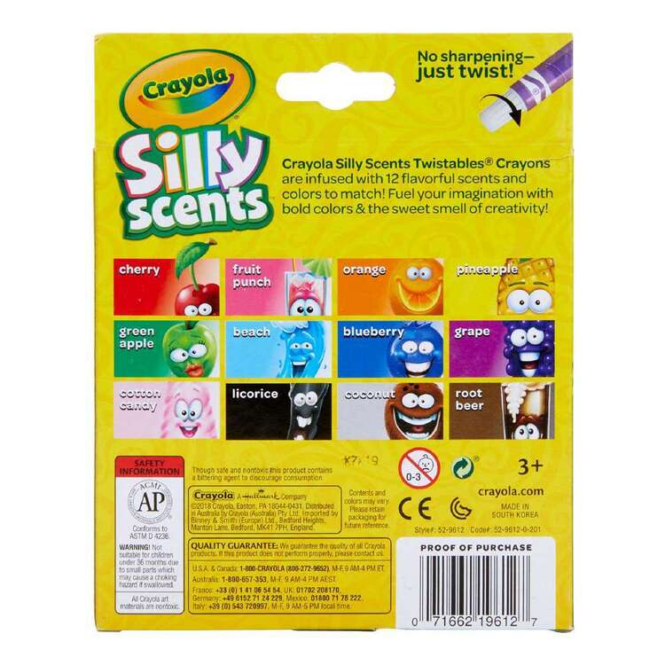 Crayola Silly Scents Mini Twistable Crayons 12ct