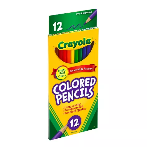 Crayola 12ct Pre-Sharpened Colored Pencils