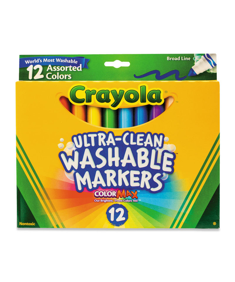 Crayola 12ct Ultra-Clean Washable Markers