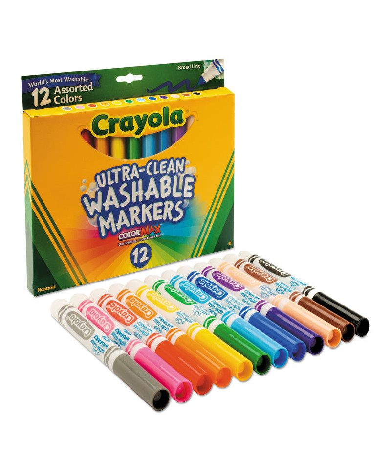 Crayola 12ct Ultra-Clean Washable Markers